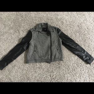 Black/Gray Motto Jacket